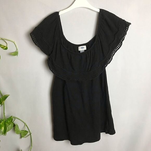 𝅺jejersey Knit Black fashion top 💚 - Picture 2 of 3